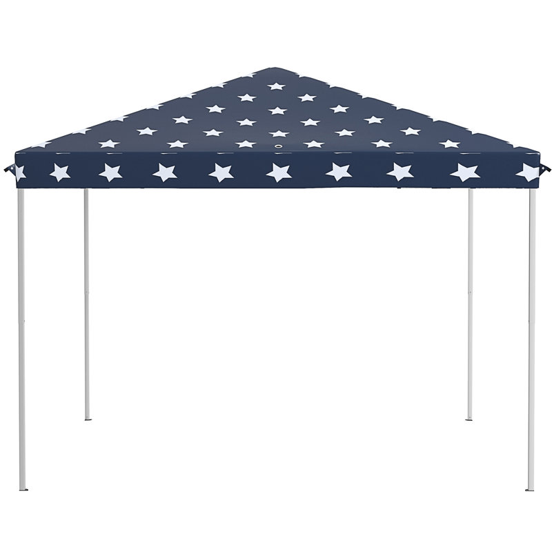 Tente à auvent avec filet Outsunny 10 pi x 10 pi Outsunny