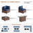 8 - Person Outdoor Wicker Patio Conversation Furniture Set With Fire Pit Table-431831962