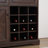 Farmhouse Buffet Cabinet with Storage Sideboard with 2 Drawers, Wine Bar Cabinet with Removable Wine Racks Storage Shelves, Liquor Coffee Bar Cupboard for Kitchen, Dining Room-100691046