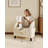 Accent Barrel Chair Boucle Club Chair Furry Sherpa Armchair Suitable for Living Room Bedroom-2132084342
