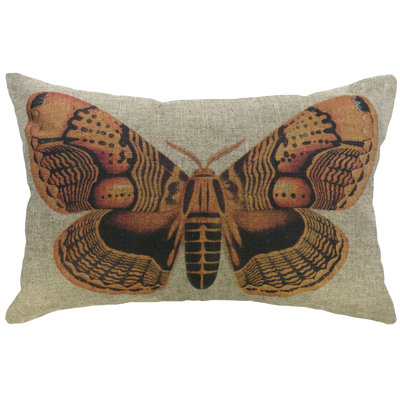  Moth Linen Lumbar Pillow