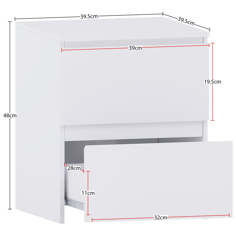 Romeon Piece Bedroom Set, White