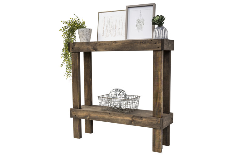 Dunlap 37.25" Solid Wood Console Table