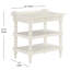 Table de chevet blanche antique pour rangement ou présentation