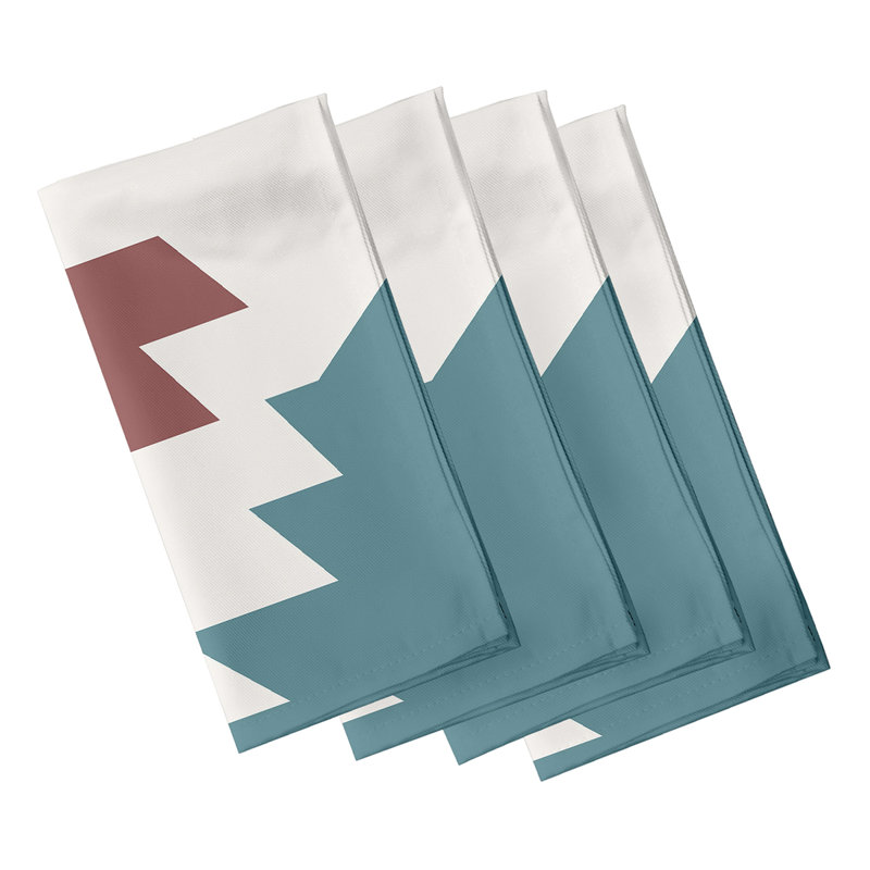 Polyester No Pattern Square Napkin, 18" W x 18" L, Orange
