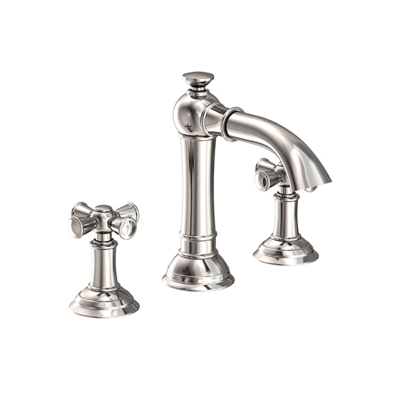 Aylesbury Widespread Bathroom Faucet with Drain Assembly, Polished Nickel