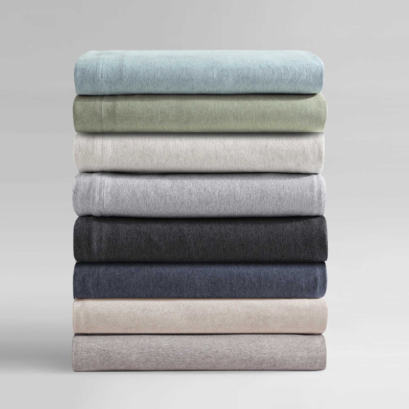 Ensemble de draps 4 pièces Calvin Klein, Ensemble de draps pour grand lit avec 2 taies d'or, Rose