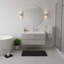 Ensemble de meuble-lavabo mural simple 30 po avec plateau en marbre Arlie-441678482