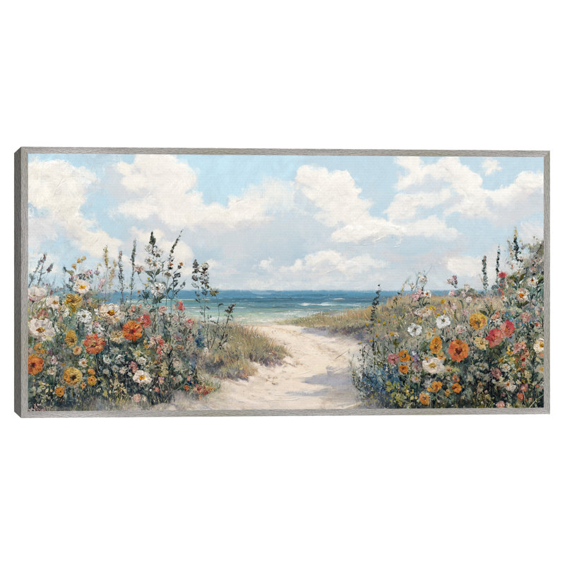 Blooming Shoreline By Studio Arts Framed Wall Art