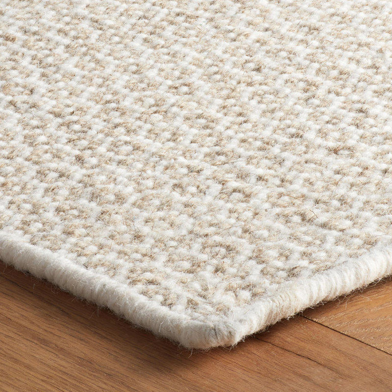 Tapis en laine tissé à la main Honeycomb, Rectangle 2 pi x 3 pi