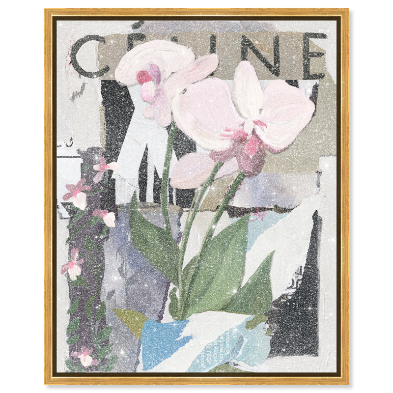 Fine Art Fashion Print by Oliver Gal, 25"H x 31"W, Gold Floater Frame