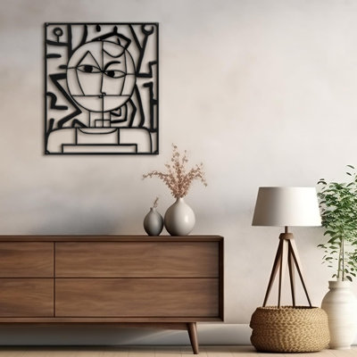 Abstract Wall Decor on Metal
