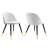 Cordial Performance Velvet Dining Chairs - Set of 2-1771881817
