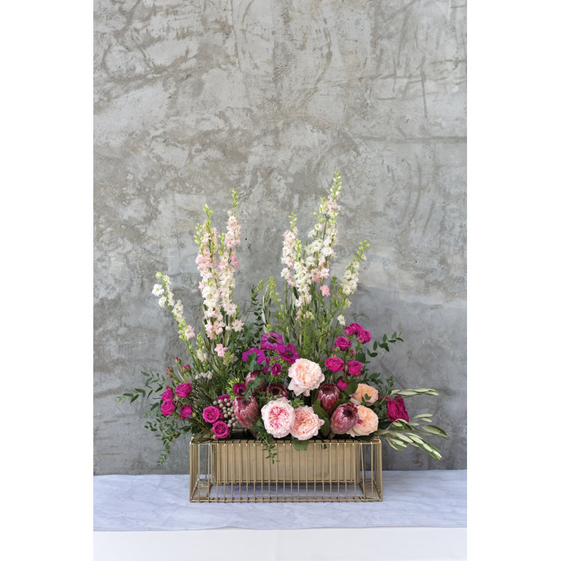 Modern Aluminum Double-Walled Outdoor Planter