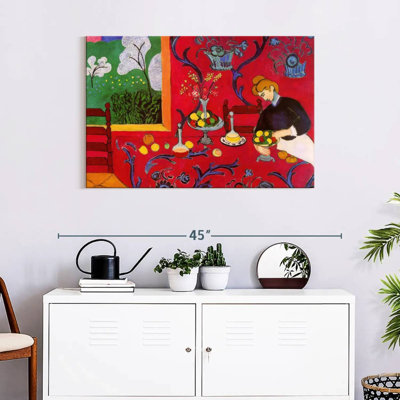 Harmonie Leisha en rouge