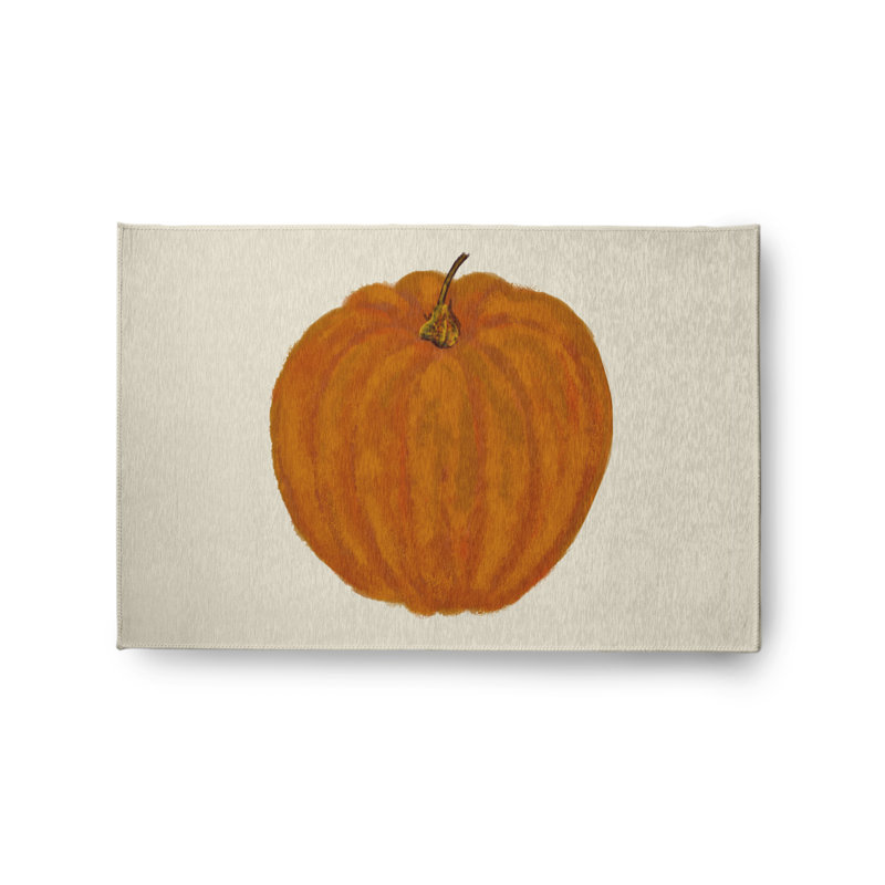 Tapis en chenille Li'l Pumpkin, Rectangle 2 pi x 3 pi