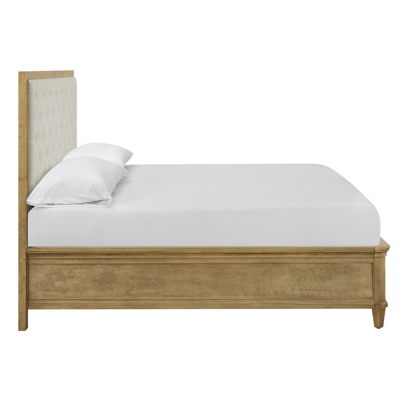 Birchaven Panel Upholstered Bed King, Tan, King