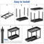 2 Pack Pull-Out Storage Organizers, Under Sink Organizer And Storage For Bathroom & Kitchen,Multi-Purpose Under Cabinet Organizers And Storage Black