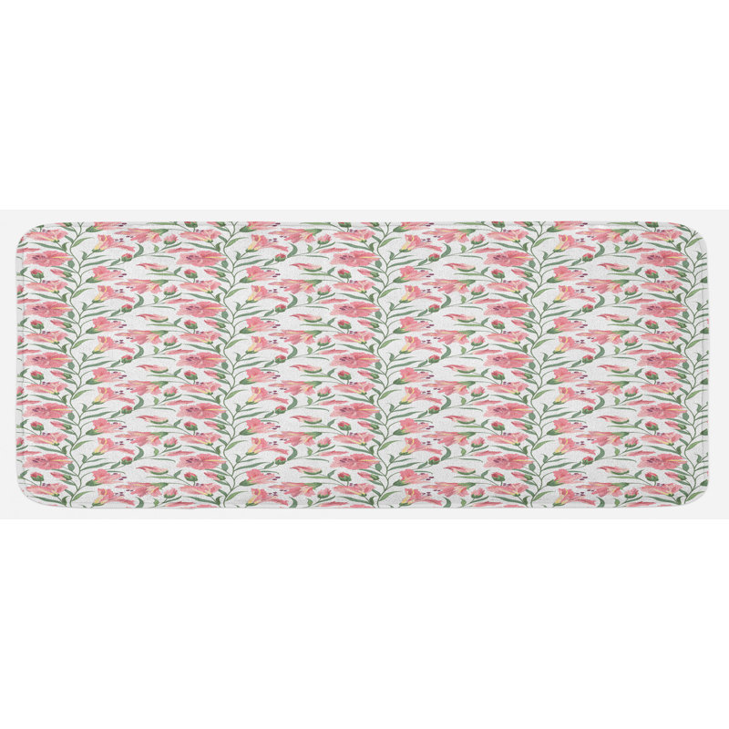 Tapis de cuisine aquarelle