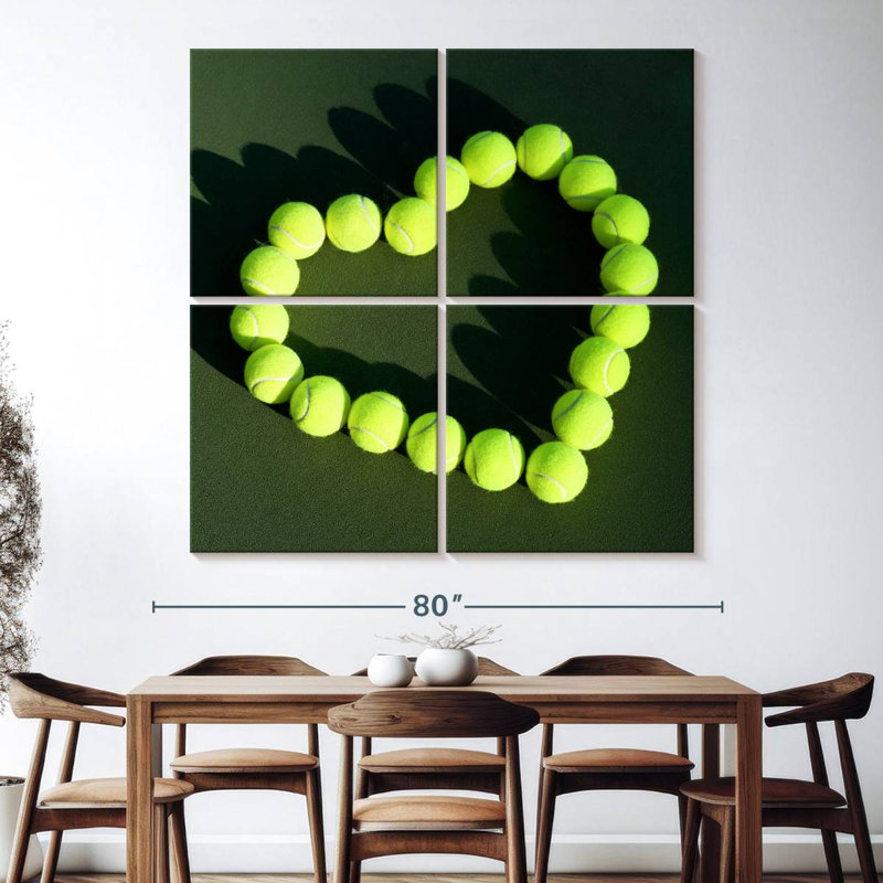 Balles de tennis Sirci, H 74 po x l 74 po