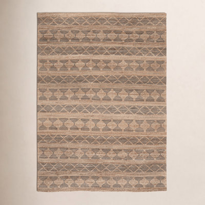 Hand-Woven Geometric Performance Rug
