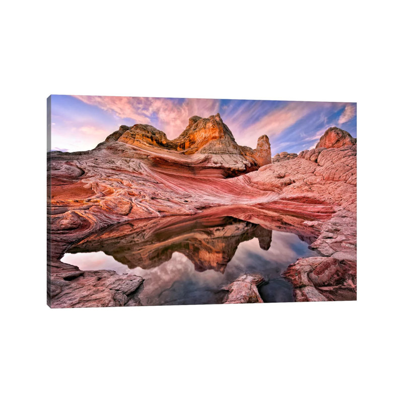 Arizona Reflection I by David Drost - Wrapped Canvas Panoramic Print, 101.6 cm H x 66.04 cm W x 3.175 cm D