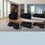 Chaises d'appoint modernes en chenille, grands fauteuils de lecture confortables, ensemble de 2 pour le salon