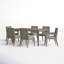 Ojai 40'' Rectangular 6 - Person Outdoor Dining Set with Cushions