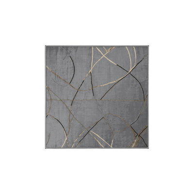 Machine Washable Gray Area Rug