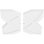 34"OD x 2"ID x 11 3/4"C x 1"P Titus Architectural Grade PVC Contemporary Ceiling Medallion, Two Piece