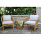 Dunkirk Premium All-Weather Wicker 2 - Person Patio Conversation Sets with Cushions
