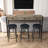 4 Piece 3-Drawer Dining Table Set With Stylish Stools-261179816-261179818