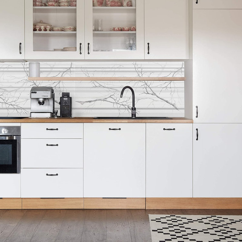 59 cm x 244 cm 3D Wall Panel in White