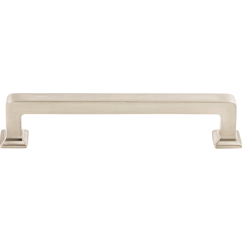 Ascendra 12" Center to Center Bar Pull, Brushed Satin Nickel, 5 1/16" Center to Center