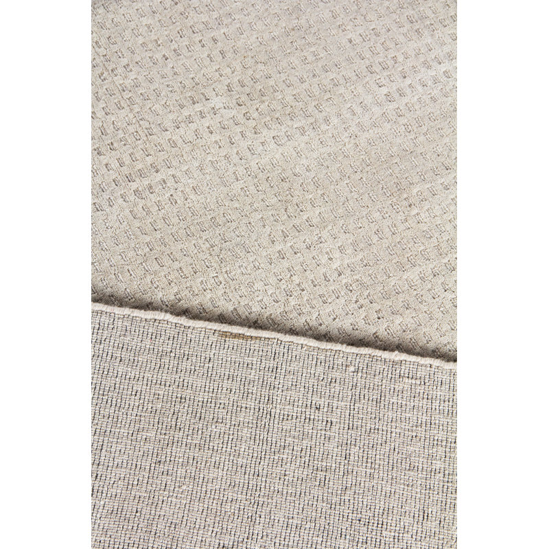 New Zealand Wool Geometric Area Rug, Rectangle 6' x 9'
