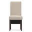 Chaise de salle à manger rembourrée Avalon avec dossier incurvé ergonomique de style moderne Avalon-1105290345