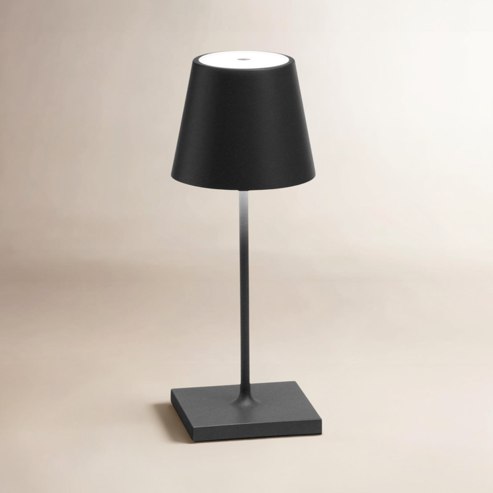 Poldina Table Lamp, Dark Gray