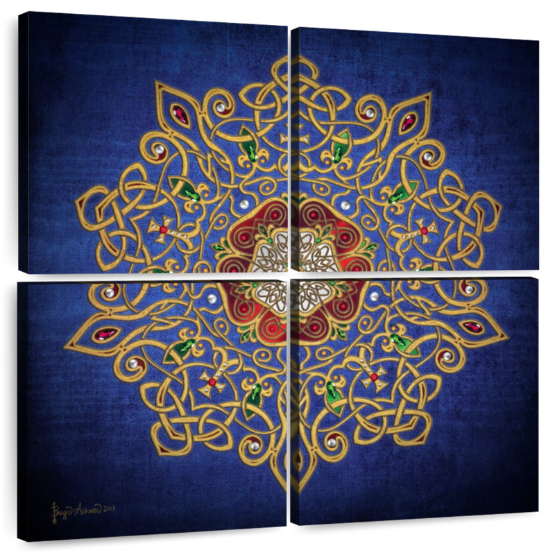 Rose tudor Kerner Celtic, H 26 po x l 26 po