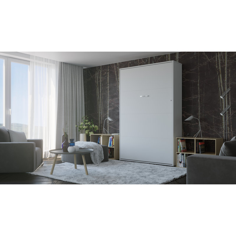 Valcour Bed, European Small Double (120 x 200cm), White