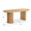 Anirudha 79"  Oval Wood Double Pedestal Base Dining Tables-94225064