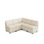 Banquette de coin modulaire avec rangement, banc de salle à manger rembourré pour 5 personnes, chenille respirante-796848336-796848338