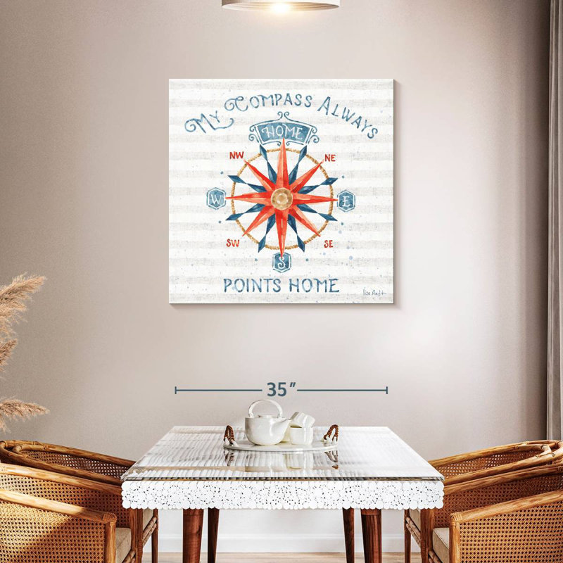 Plaque murale Khylige Nautical Life VII, H 36 po x l 36 po