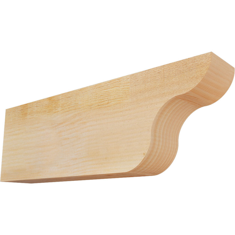 Queue de chevron Carmel, Douglas, 8"H x 4"W x 24"L