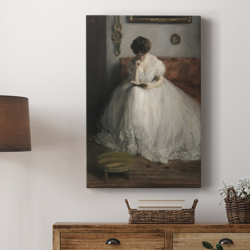 Impression de portrait rétro Cxxviii - galerie enveloppée de cavas, H 18 po x l 12 po