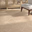 Tapis gris / ivoire à motif géométrique-23343159