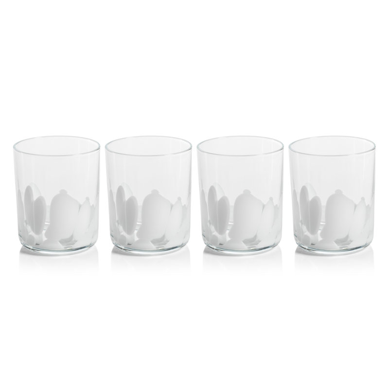 Ensemble de 4 verres à tache Pacos