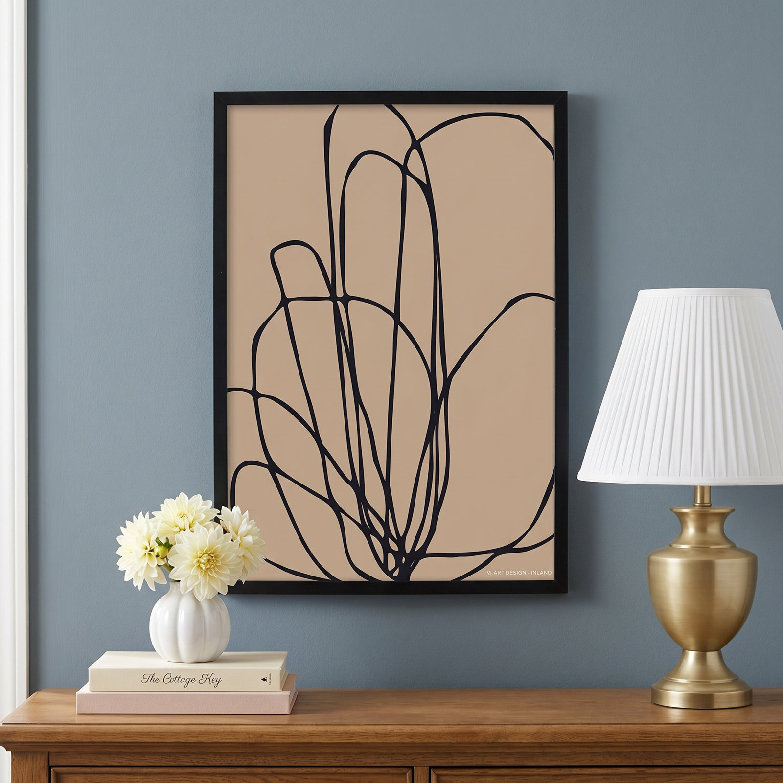 Tracings 3 by Romina Gadler, Black Framed Paper, 25" H x 17.5" W x 1.25" D