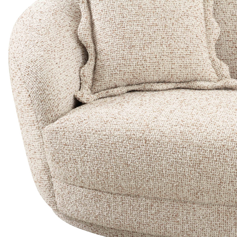 Tov Furniture Marion Two-Tone Textured Boucle Sectional