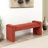 Linn Round Edge Fully Upholstered Bench-659953813