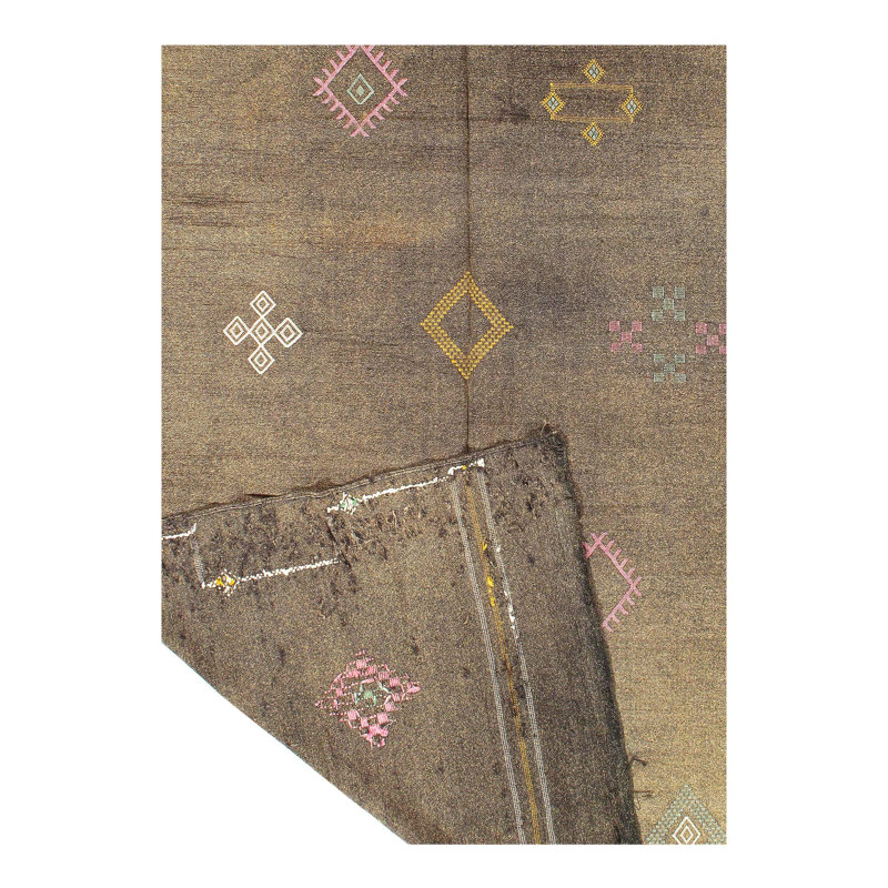 Moroccan Area Rug in Brown